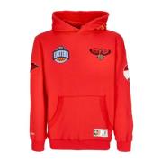 Hoodies Mitchell & Ness , Red , Heren