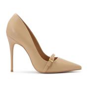 Beige pumps met decoratie op de neus Kazar , Beige , Dames