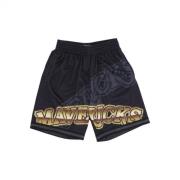 BasketbalshortsBA Big Face 4.0 Mitchell & Ness , Black , Heren