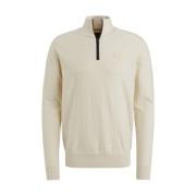 Half Zip Katoen Modal Pullover PME Legend , Beige , Heren