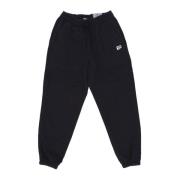 Zwarte Downtown Sweatpants Elastische Taille Puma , Black , Heren