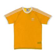 Gouden 3-Stripes Tee Active Adidas , Yellow , Heren