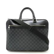 Pre-owned Canvas louis-vuitton-bags Louis Vuitton Vintage , Black , Da...