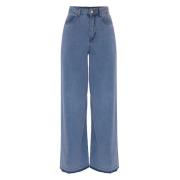 Stijlvolle Wide Jeans voor Vrouwen Kocca , Blue , Dames