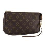 Pre-owned Canvas pouches Louis Vuitton Vintage , Brown , Dames