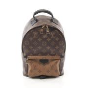 Pre-owned Canvas backpacks Louis Vuitton Vintage , Brown , Dames