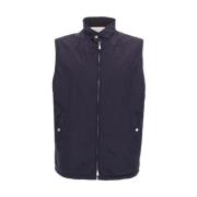 Navy Blue Sleeveless High Neck Outwear Brunello Cucinelli , Blue , Her...