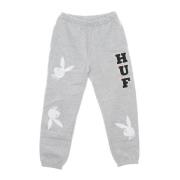 Konijnenhoofd Fleece Sweatpants Playboy Trainingspak HUF , Gray , Here...