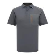 B Tech Cool Jade-Fresh Piqué Polo Shirt Boggi Milano , Gray , Heren