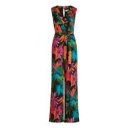 Tropische Print Mouwloze Jumpsuit vera mont , Multicolor , Dames