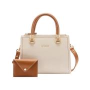 Ivoor Shopper Tas Elegant Ruim Accessoire Liu Jo , Beige , Dames