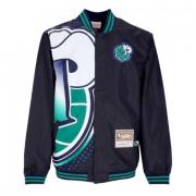 NBA Big Face Bomber Jacket Zwart Mitchell & Ness , Multicolor , Heren