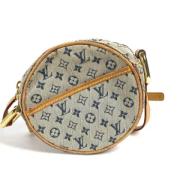 Pre-owned Cotton louis-vuitton-bags Louis Vuitton Vintage , Blue , Dam...