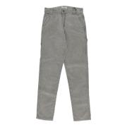 Fluwelen Werkkleding Stijl Timmerman Broek CAT , Gray , Heren