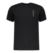 Logo Print Katoenen T-shirt Kenzo , Black , Heren