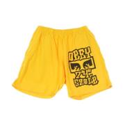 Zwarte Trainingsbroek voor Mannen Obey , Yellow , Heren