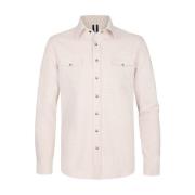 Western Sand Overshirt Profuomo , Beige , Heren