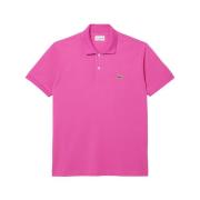 Roze Polo Shirt Elegant Sportief Lacoste , Pink , Heren