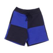 Blauw/Zwarte Trainingsbroek Lichtgewicht Katoen Usual , Multicolor , H...