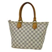 Pre-owned Canvas louis-vuitton-bags Louis Vuitton Vintage , White , Da...