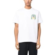 Stijlvol T-shirt Casablanca , White , Heren