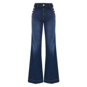 Flared Jeans Kocca , Blue , Dames