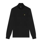 Mid Layers Interlock Quarter Zip Lyle & Scott , Black , Heren