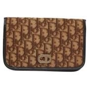 Pre-owned Canvas dior-bags Dior Vintage , Brown , Dames