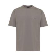 Korte Mouw T-shirt J2025-1227 Genti , Brown , Heren