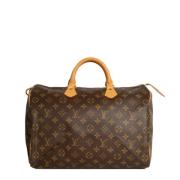 Pre-owned Leather handbags Louis Vuitton Vintage , Brown , Dames