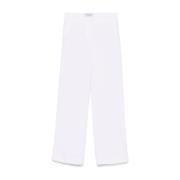 Witte Broek met Verborgen Voorknoop Ermanno Scervino , White , Dames