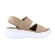 Platte Sandalen met Bandjes Panama Jack , Brown , Dames