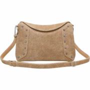 Witte Zandleren Gaia Tas met Sterrenstuds Claris Virot , Beige , Dames