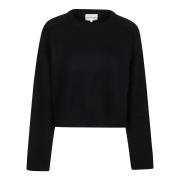 Oversized Sweater in Bruzzi-stijl Loulou Studio , Black , Dames