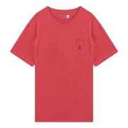 Korte mouwen ronde hals T-shirt Polo Ralph Lauren , Red , Heren