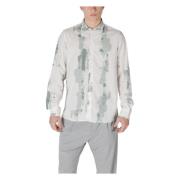 Groene Button-Up Shirt Lente/Zomer Stijl Antony Morato , Green , Heren