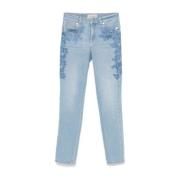 Heldere Blauwe Jeans met Klassieke Stijl Ermanno Scervino , Blue , Dam...