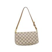 Pre-owned Canvas wallets Louis Vuitton Vintage , White , Dames