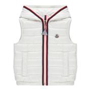 Gewatteerde Gewatteerde Vest voor Jongens Moncler , Beige , Heren