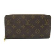 Pre-owned Leather wallets Louis Vuitton Vintage , Brown , Dames