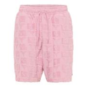 Terry Insert Oversize Streetwear Shorts Carlo Colucci , Pink , Heren