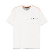 Witte T-shirts en Polos Napapijri , White , Heren