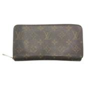 Pre-owned Canvas wallets Louis Vuitton Vintage , Brown , Dames