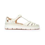 Off White Leren Damesandaal Pikolinos , White , Dames