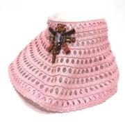 Pre-owned Raffia hats Louis Vuitton Vintage , Pink , Dames