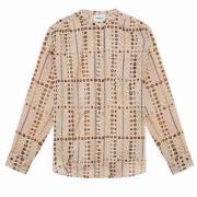 Mexika Bedrukte Voile Blouse Isabel Marant Étoile , Beige , Dames