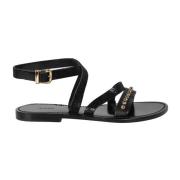 Luxemburg Sandalen met Enkelband Pinko , Black , Dames