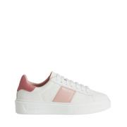 Wit Roze Leren Sneakers Vibram Zool Woolrich , White , Dames