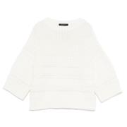 Witte Sweater Collectie Fabiana Filippi , White , Dames