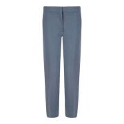 Blauwe Pegno Broek Max Mara , Blue , Dames